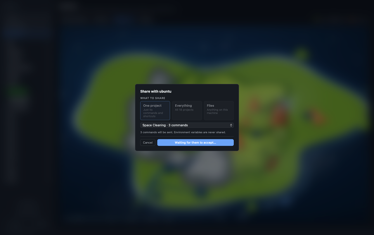 Share projects